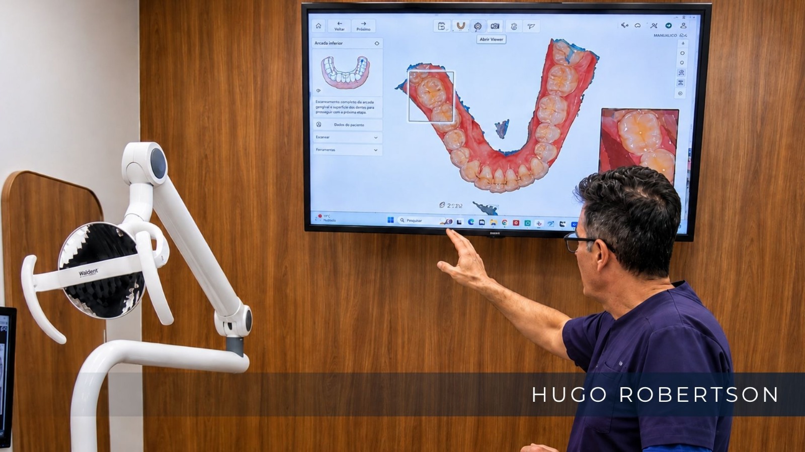 dr hugo robertson escaneamento intraoral